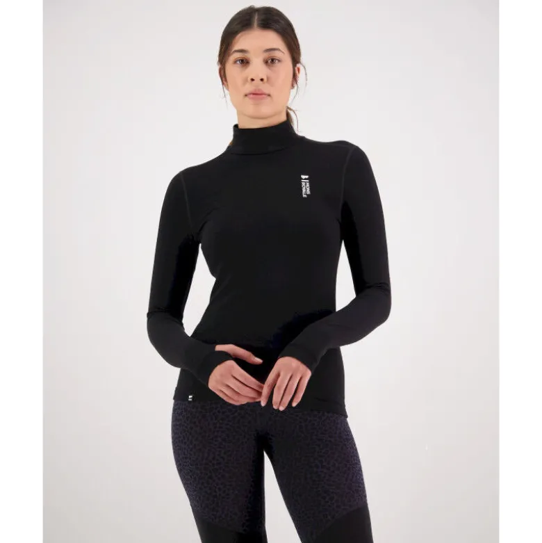 Mons RoyaleCascade Merino Flex Mock Neck Long Sleeve - Maillot thermique laine mérinos femme