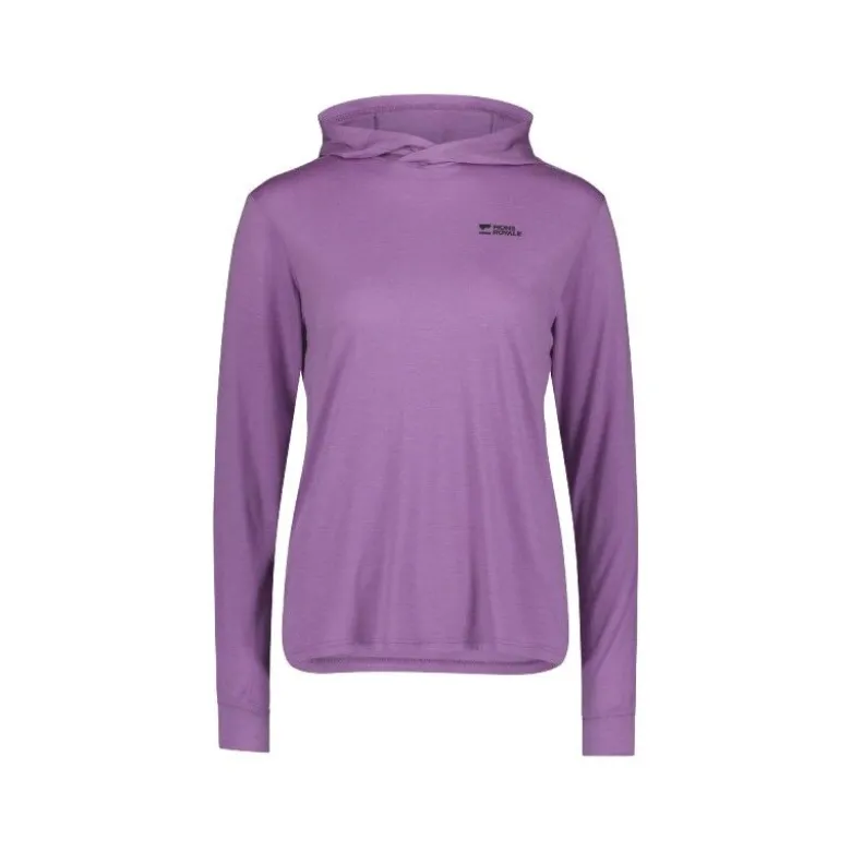 Mons RoyalePivot Merino Long Sleeve Hood - Sweatshirt en laine mérinos femme
