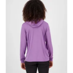 Mons RoyalePivot Merino Long Sleeve Hood - Sweatshirt en laine mérinos femme
