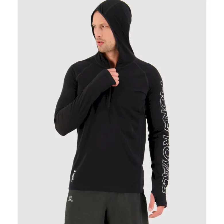 Mons RoyaleTemple Merino Air-Con Hood - Maillot thermique laine mérinos homme