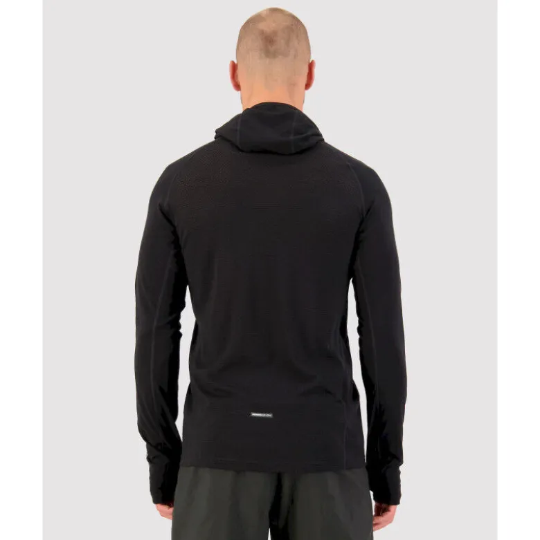 Mons RoyaleTemple Merino Air-Con Hood - Maillot thermique laine mérinos homme