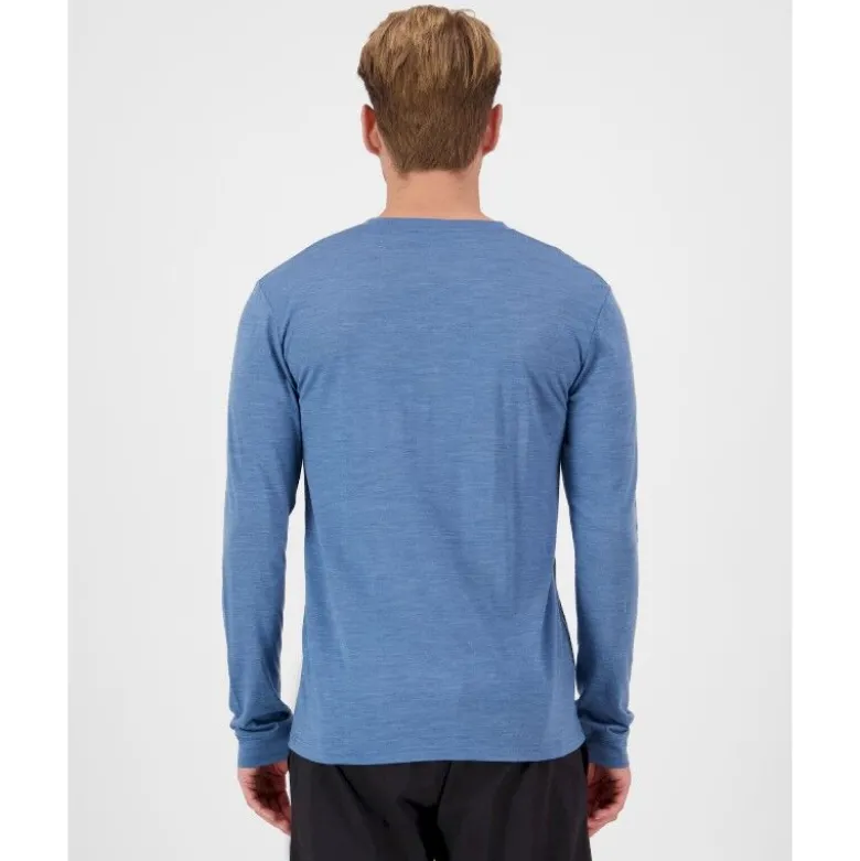 Mons RoyaleZephyr Merino Tencel™ Long Sleeve - T-shirt en laine mérinos homme