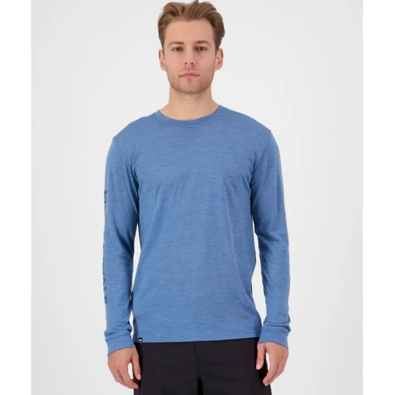 Mons RoyaleZephyr Merino Tencel™ Long Sleeve - T-shirt en laine mérinos homme