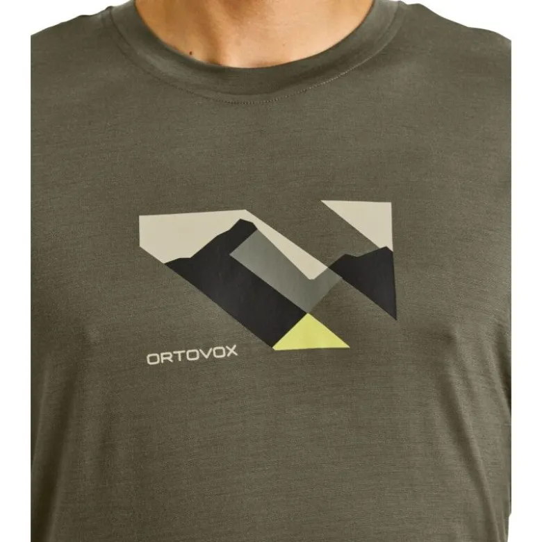 Ortovox140 Cool Landscape TS - T-shirt en laine mérinos homme