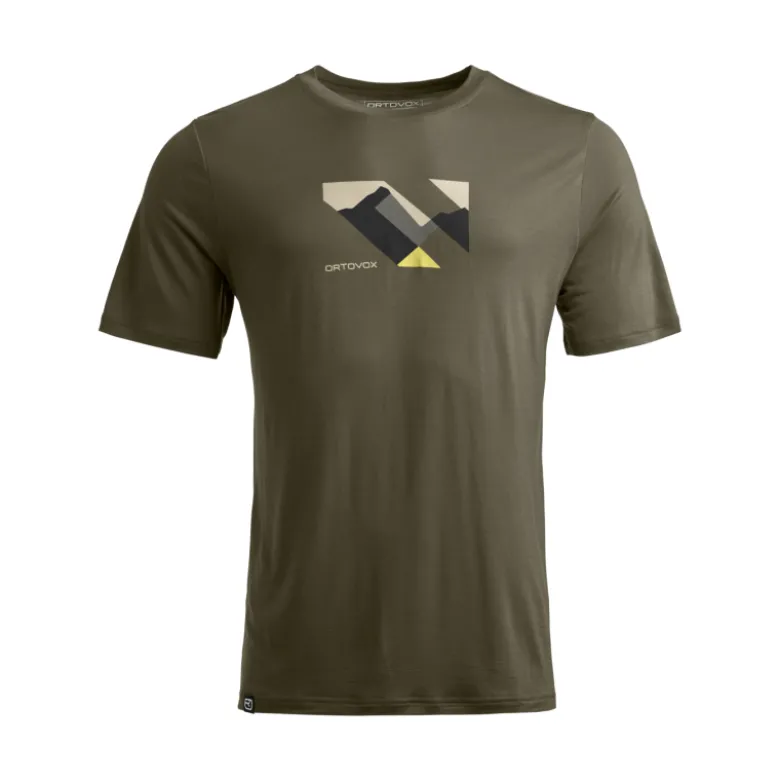 Ortovox140 Cool Landscape TS - T-shirt en laine mérinos homme