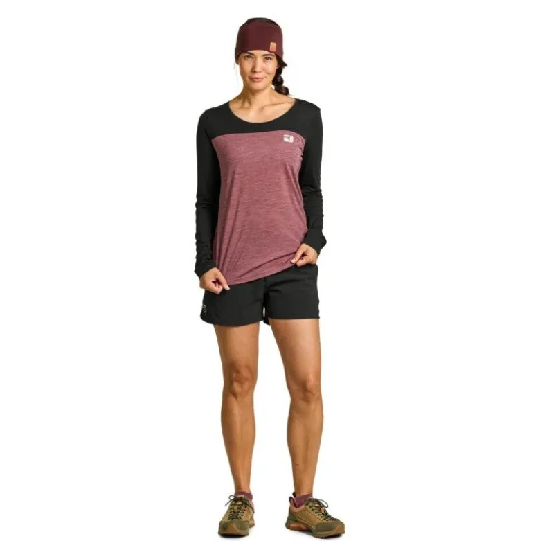 Ortovox150 Cool Logo LS - T-shirt en laine mérinos femme