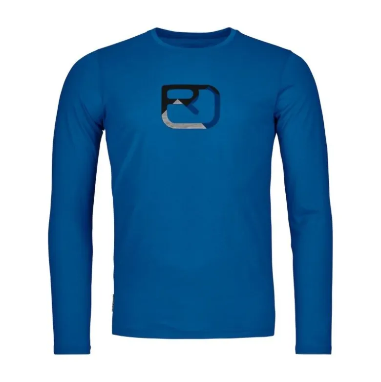Ortovox150 Cool Mountain Silhouette LS - T-shirt en laine mérinos homme