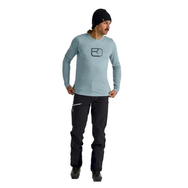 Ortovox150 Cool Mountain Silhouette LS - T-shirt en laine mérinos homme