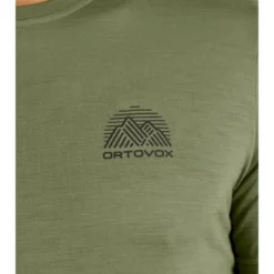 Ortovox120 Cool Tec Mountain Stripe TS - T-shirt en laine mérinos homme