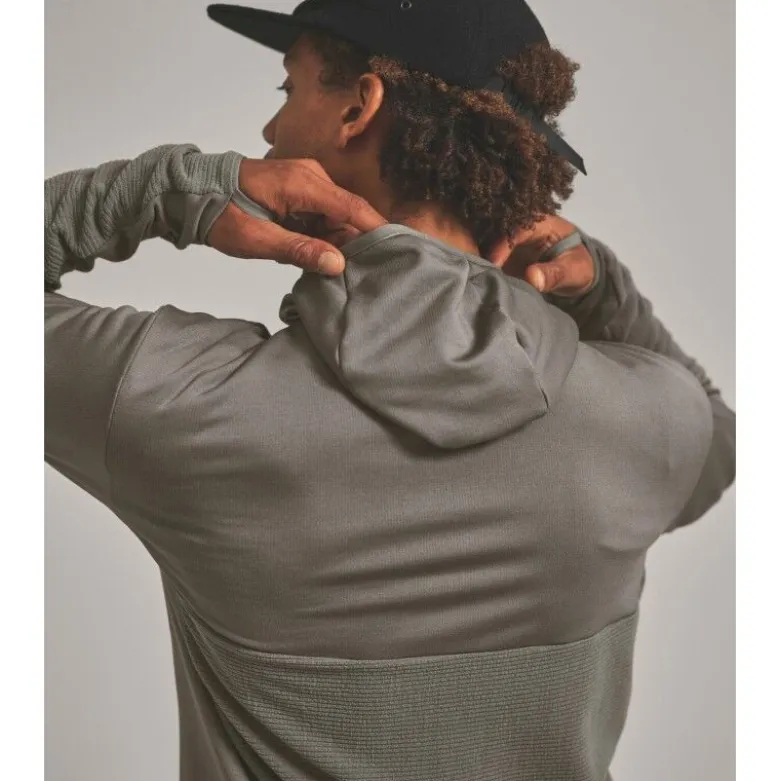 OrtovoxFleece Cord Hoodie - Polaire en laine mérinos homme