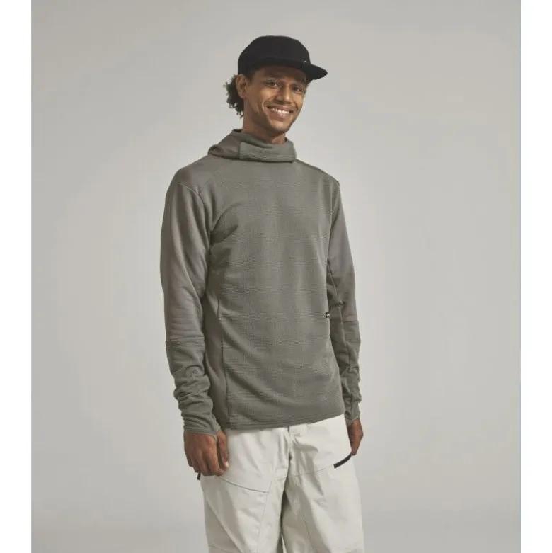 OrtovoxFleece Cord Hoodie - Polaire en laine mérinos homme