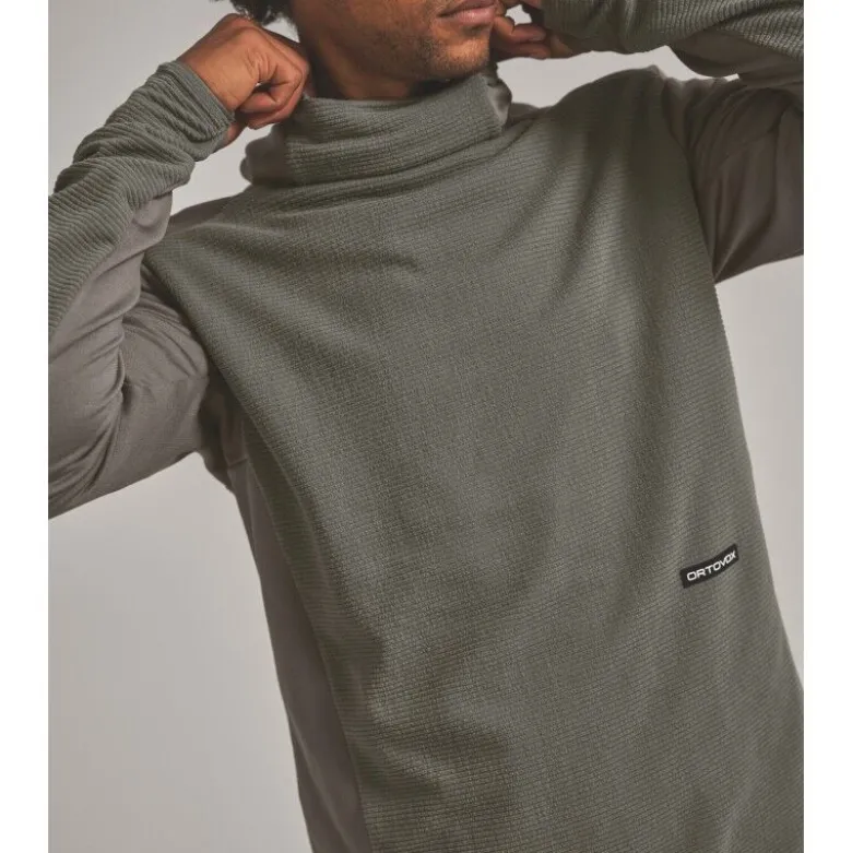 OrtovoxFleece Cord Hoodie - Polaire en laine mérinos homme