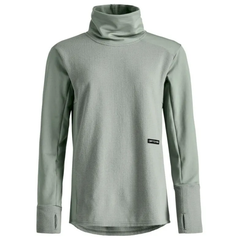 OrtovoxFleece Cord LS - Polaire en laine mérinos femme