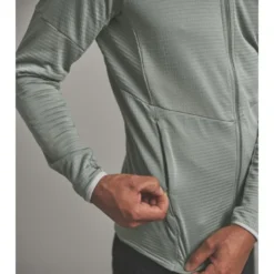 OrtovoxFleece Light Grid Jacket - Polaire en laine mérinos homme
