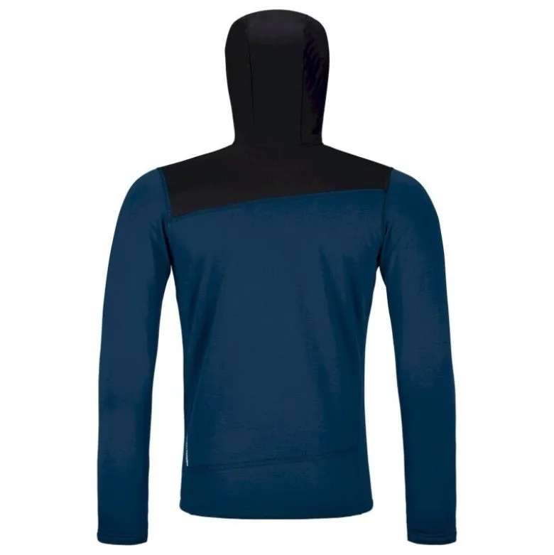 OrtovoxFleece Light Hoody - Polaire en laine mérinos homme