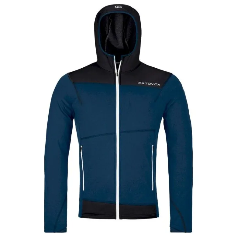 OrtovoxFleece Light Hoody - Polaire en laine mérinos homme