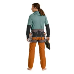 OrtovoxFleece Rib Hoody - Polaire en laine mérinos homme