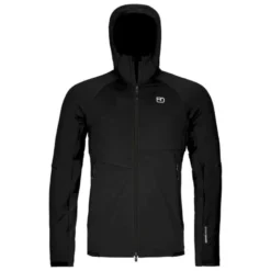 OrtovoxFleece Rib Hoody - Polaire en laine mérinos homme