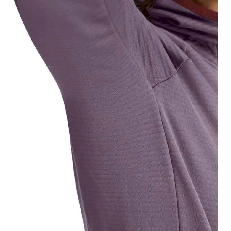 OrtovoxFleece Rib Hoody - Polaire en laine mérinos femme