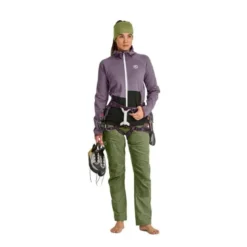 OrtovoxFleece Rib Hoody - Polaire en laine mérinos femme