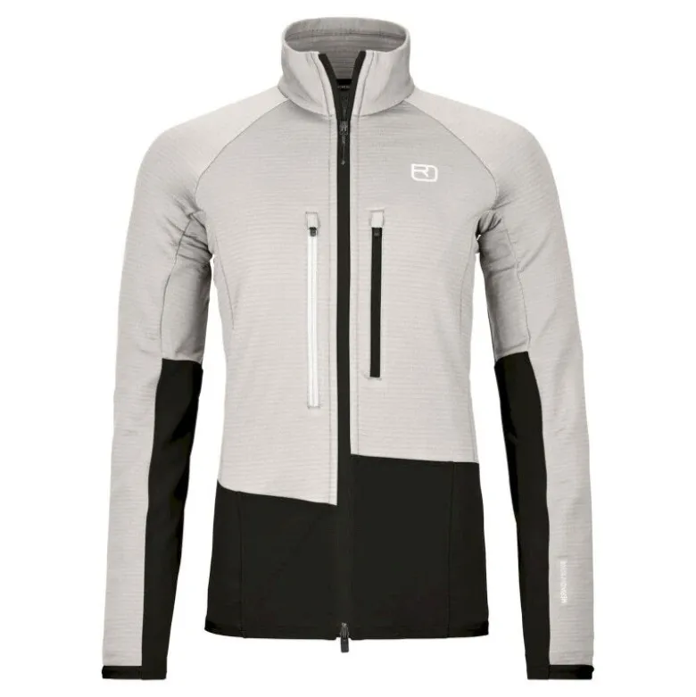 OrtovoxFleece Rib Jacket - Polaire en laine mérinos femme