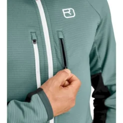 OrtovoxFleece Rib Jacket - Polaire en laine mérinos homme