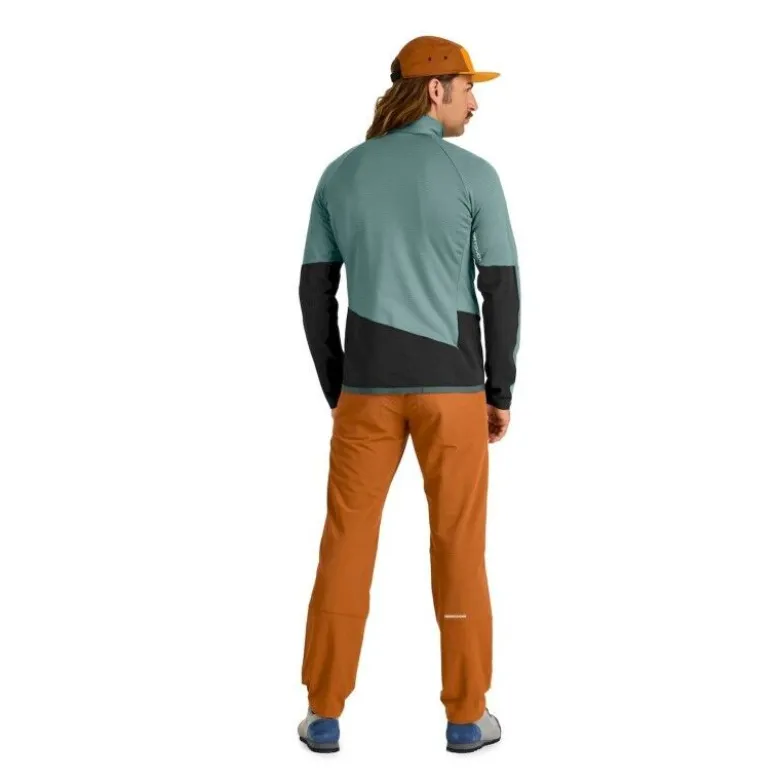 OrtovoxFleece Rib Jacket - Polaire en laine mérinos homme