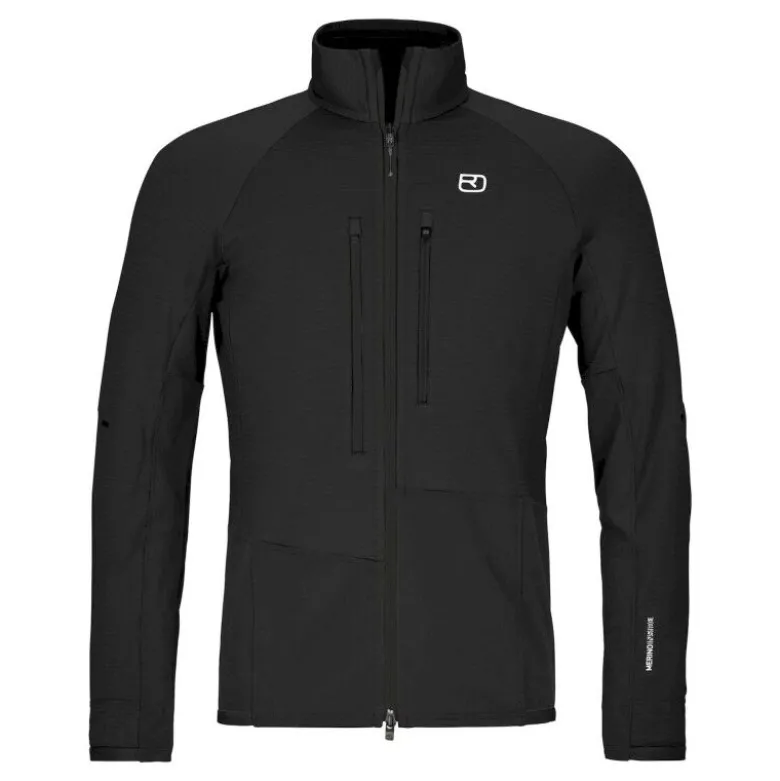 OrtovoxFleece Rib Jacket - Polaire en laine mérinos homme