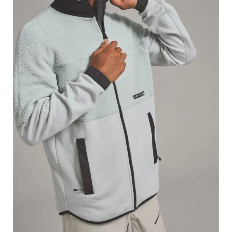 OrtovoxFleece Teddy Jacket - Polaire en laine mérinos homme