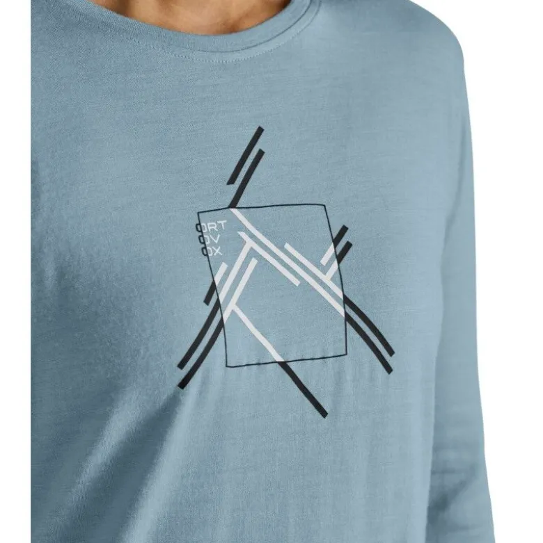 Ortovox185 Merino Mountain Cutout LS - T-shirt en laine mérinos femme