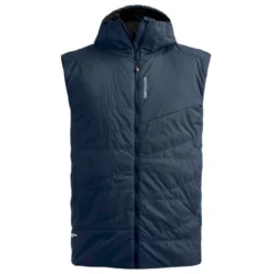 OrtovoxSwisswool Piz Duan Vest - Doudoune sans manche en laine mérinos homme