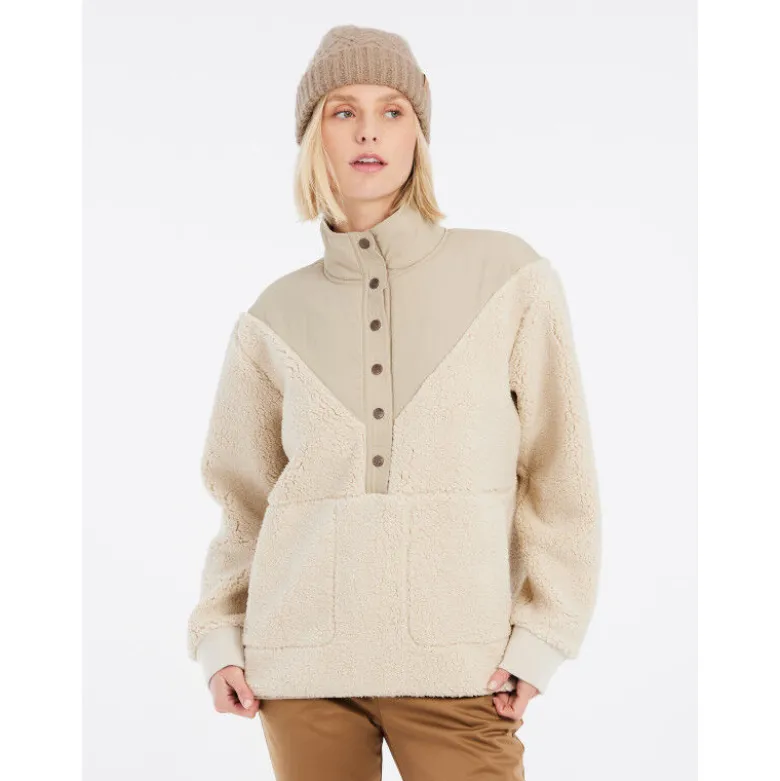 ProtestPrtcyber Outdoor 1/4 Button Top - Polaire femme