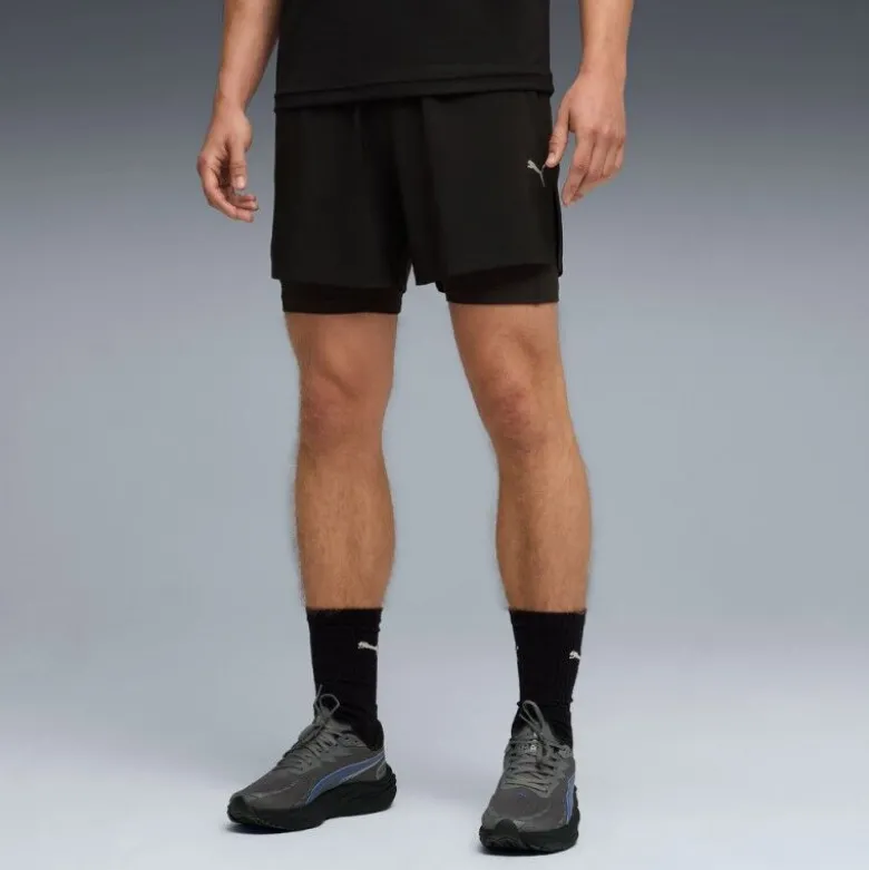 PumaM Dreamrun 2In1 5" Drycell Short - Short running homme
