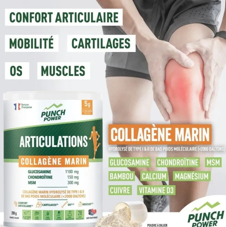 Punch PowerArticulations Collagene Marin Poudre 280 g