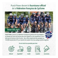 Punch PowerBoisson FFC - Boost Energetique - Plus 3 Heures - 500 g - Boisson énergétique