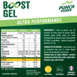 Punch PowerCoup de fouet - Gel énergétique