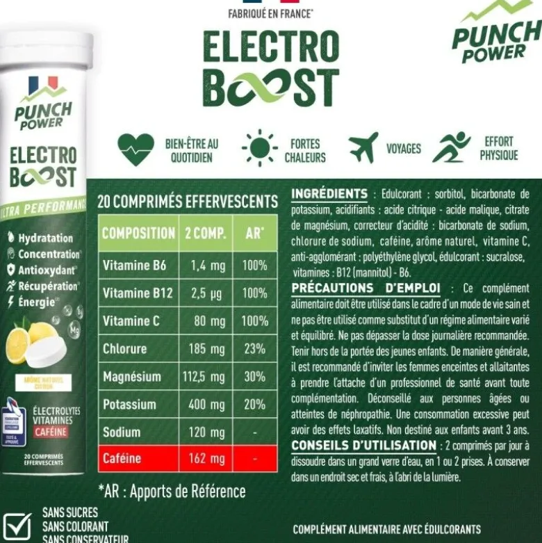 Punch PowerElectroboost - Boisson énergétique