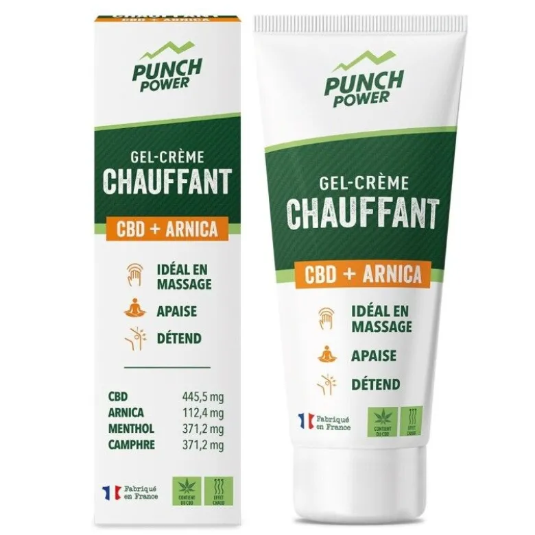 Punch PowerGel-Creme Chauffant CBD + Arnica Tube