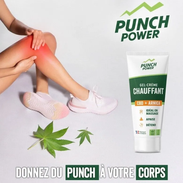 Punch PowerGel-Creme Chauffant CBD + Arnica Tube