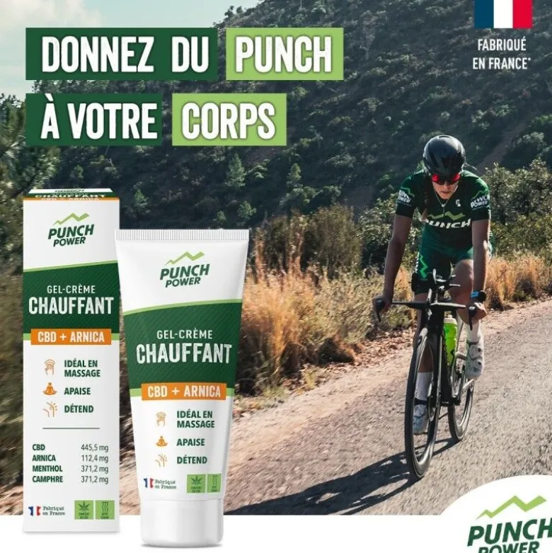 Punch PowerGel-Creme Chauffant CBD + Arnica Tube