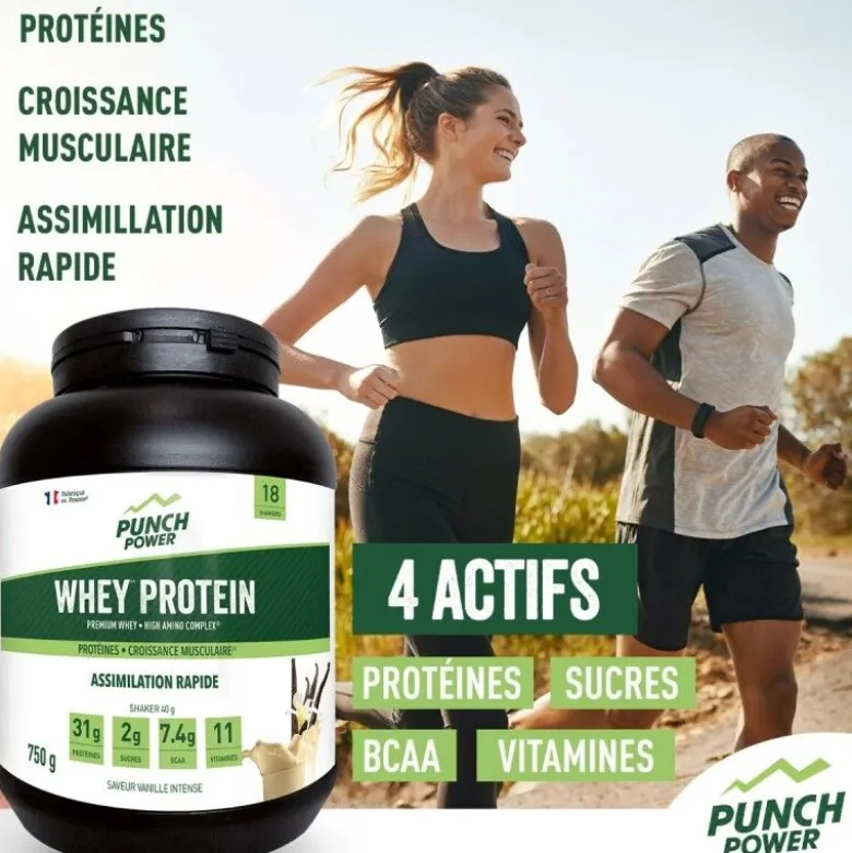 Punch PowerWhey Protein 750 g - Boisson énergétique