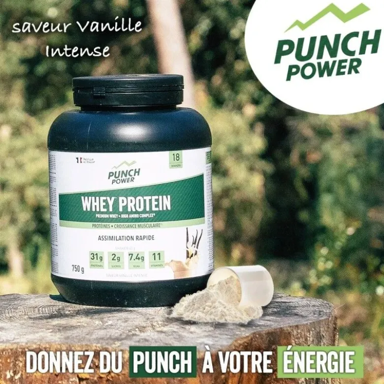 Punch PowerWhey Protein 750 g - Boisson énergétique