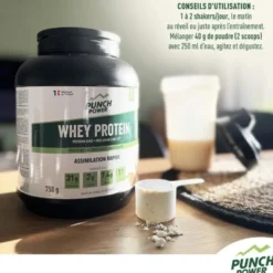 Punch PowerWhey Protein 750 g - Boisson énergétique