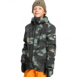 QuiksilverMission Printed Youth Jacket - Veste ski enfant