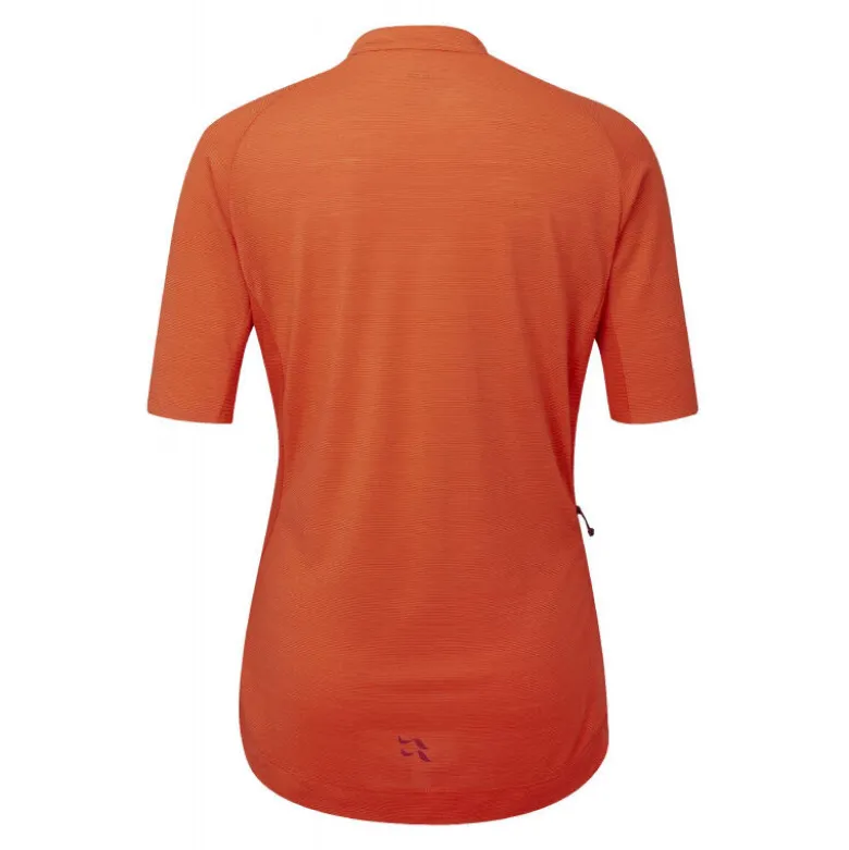 RabWomen's Cindercrino Zip Tee - Maillot vélo femme