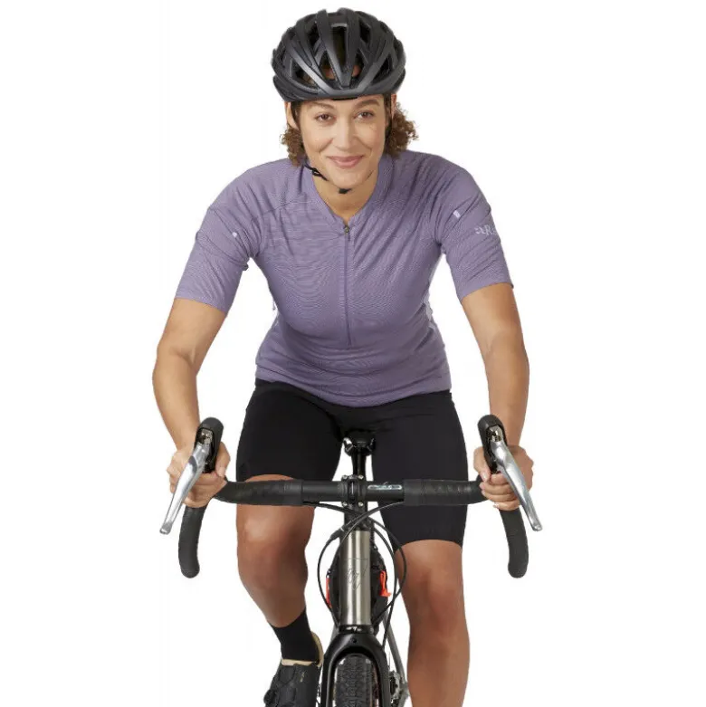 RabWomen's Cindercrino Zip Tee - Maillot vélo femme