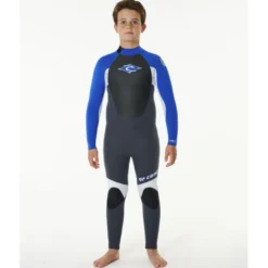 Rip CurlJunior Omega 3/2 mm Back Zip Wetsuit - Combinaison de surf enfant