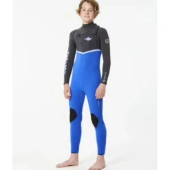 Rip CurlJunior Flashbomb 3/2 mm Chest Zip Wetsuit - Combinaison de surf enfant