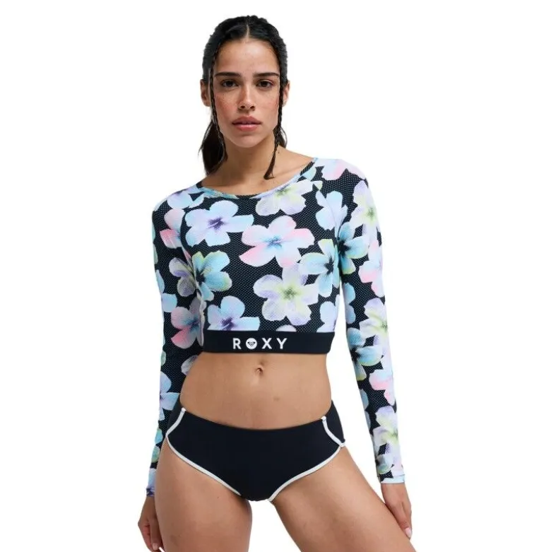 RoxyActive Ls Crop Top - Lycra femme