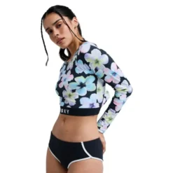 RoxyActive Ls Crop Top - Lycra femme